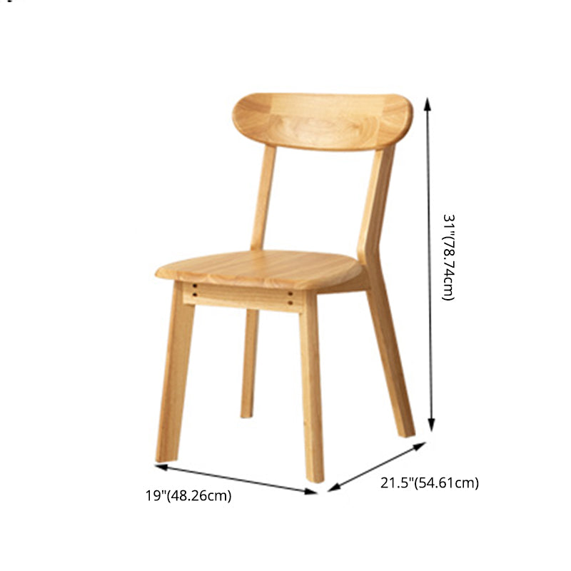 Modern Wood Adjustable Kitchen Dining Set 4 Leg Base Table with Folding Leaf