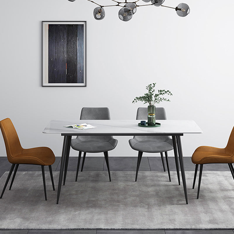 Muebles de piedra sinterizada de cocina moderna de altura estándar comedor formal † ROOMA † Table † Set