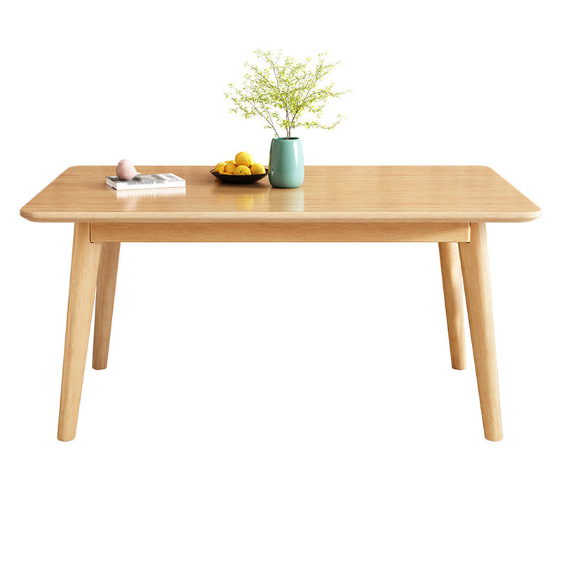 Kitchen Modern Solid Wood Dining Table of Trasitional Height with Formal Dining Room Sets