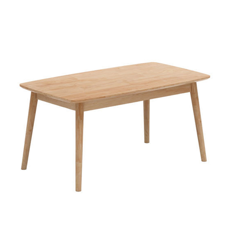 Minimalistischer Stil Massivholz Top Esstisch Set von Rechteckform Formales Esnette Set