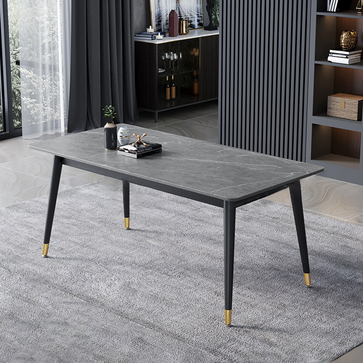 Eigentijdse vaste dineren † Room¬ † Tableity † Set met metalen 4 poten Basis eettafel meubels