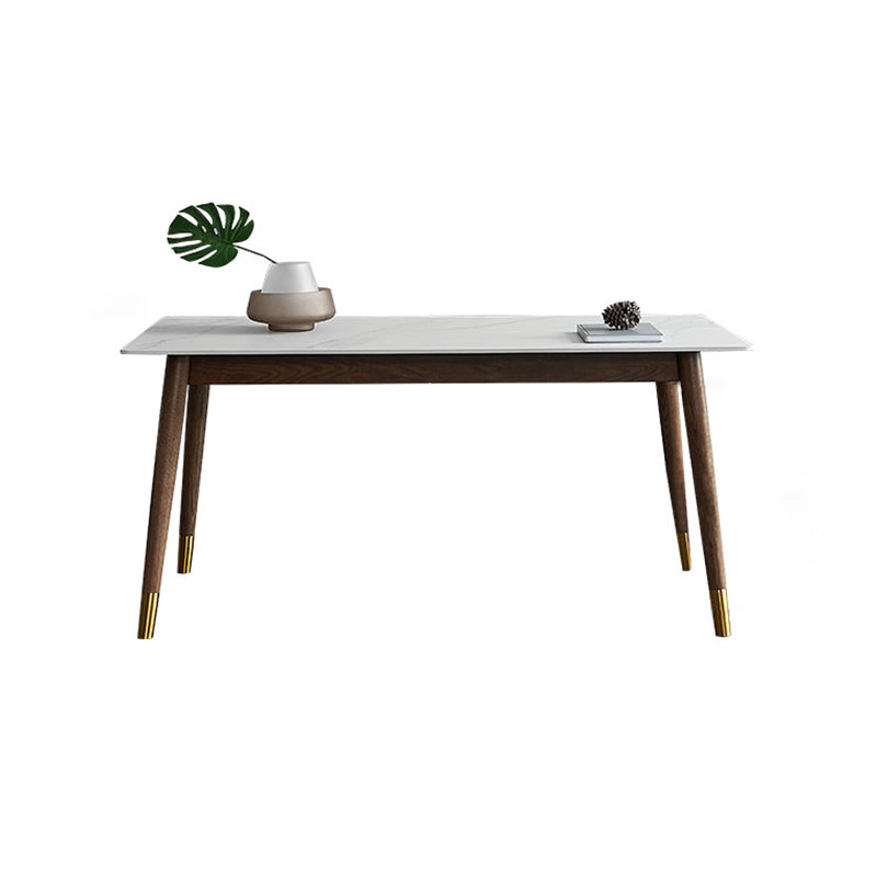 Modern Standard Sintered Stone Top Dining Room Set of Rectangle Shape for Kitchen Table Set