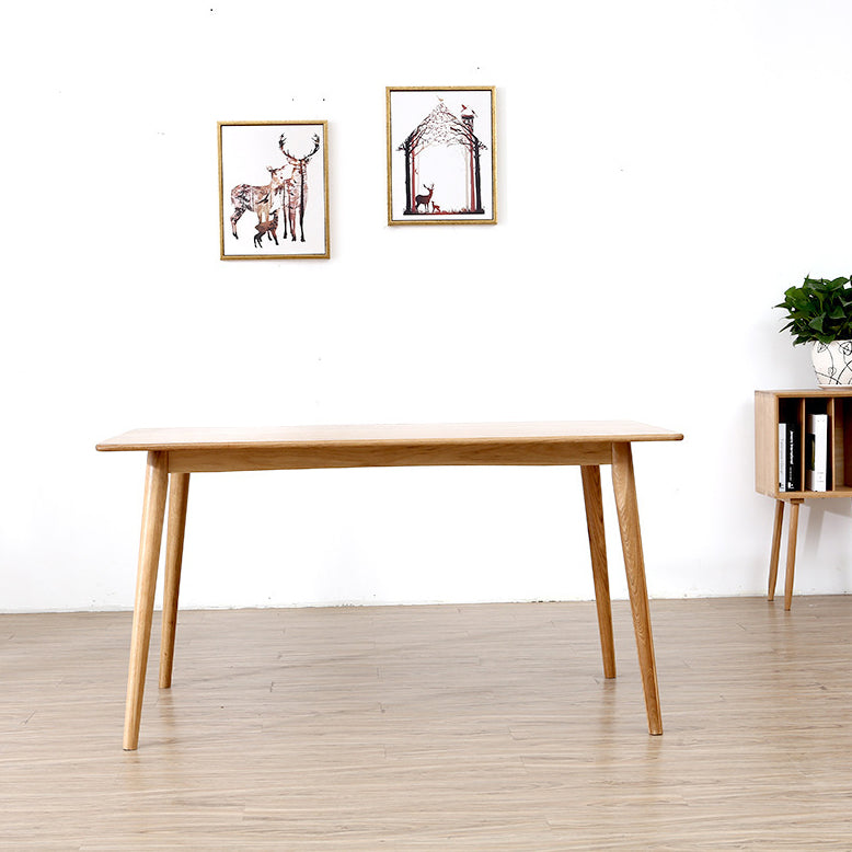 Cucina moderna tavolo da pranzo in legno massiccio di altezza standard con set di sala da pranzo formale