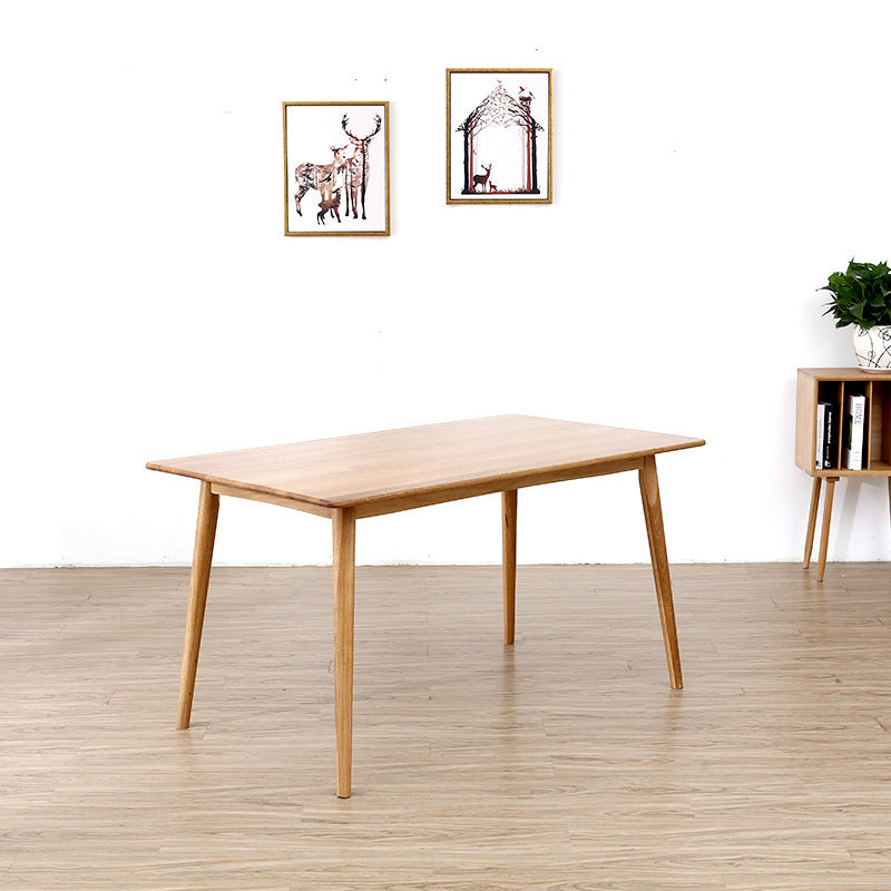 Cucina moderna tavolo da pranzo in legno massiccio di altezza standard con set di sala da pranzo formale