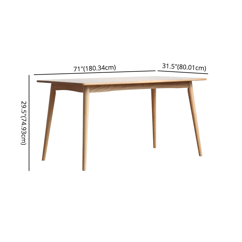 Cucina moderna tavolo da pranzo in legno massiccio di altezza standard con set di sala da pranzo formale