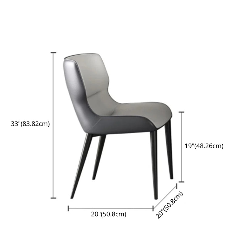 Ensembles de restauration en pierre fritrée minimaliste avec table rectangle et meubles à manger de base en métal à 4 jambes