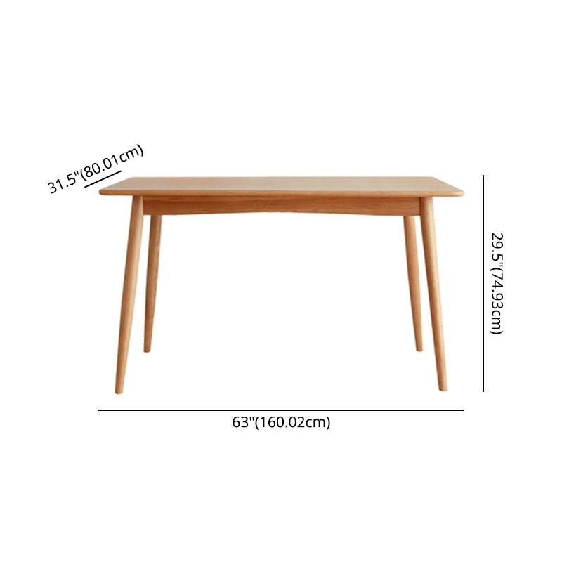 Comedor fijo contemporáneo † ROOMA † Table † Conjunto con madera maciza 4 patas Base Muebles de comedor de cocina