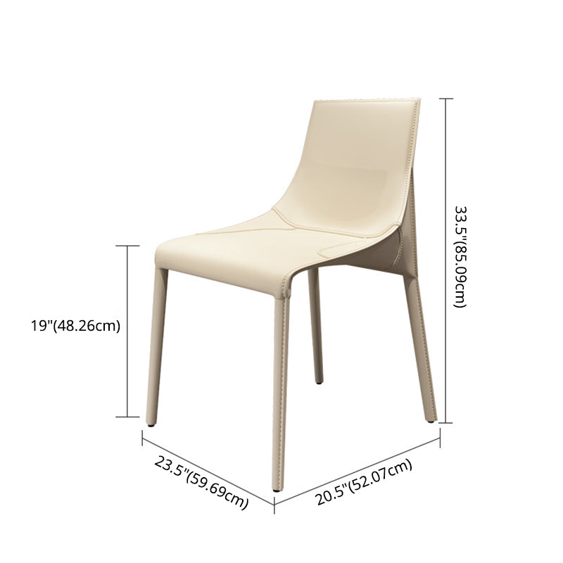 Modern Sintered Stone Standard Dining Set with Rectangle Table White Dining Set with 4 Legs Base