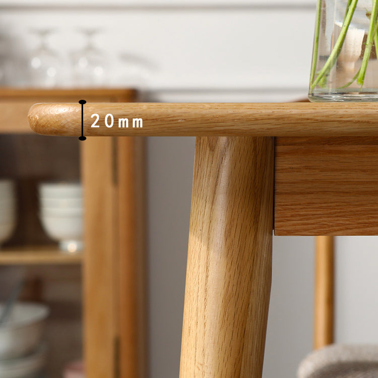 Juego de comedor de madera maciza contemporánea con restaurante de forma rectangular para restaurante