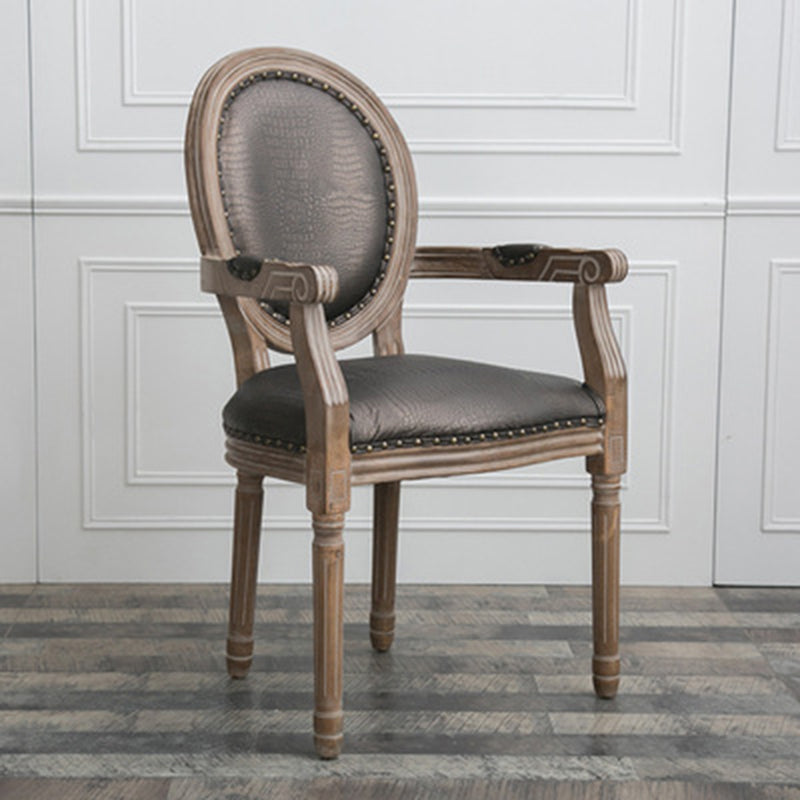 Set da pranzo in legno massiccio in stile fattoria con tavolo a forma di rettangolo e base a 4 gambe per uso domestico