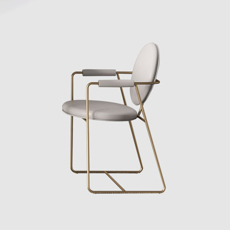 Mesa de comedor de piedra sinterizada moderna Juego de comedor de patas de oro de altura estándar para uso en el hogar