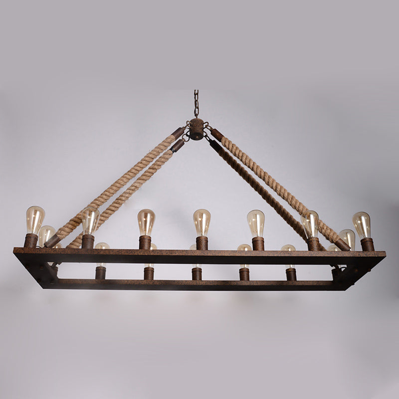 Linea de iluminación de la isla lineal colgante lineal lsland iluminación de la isla colgante luces en metal