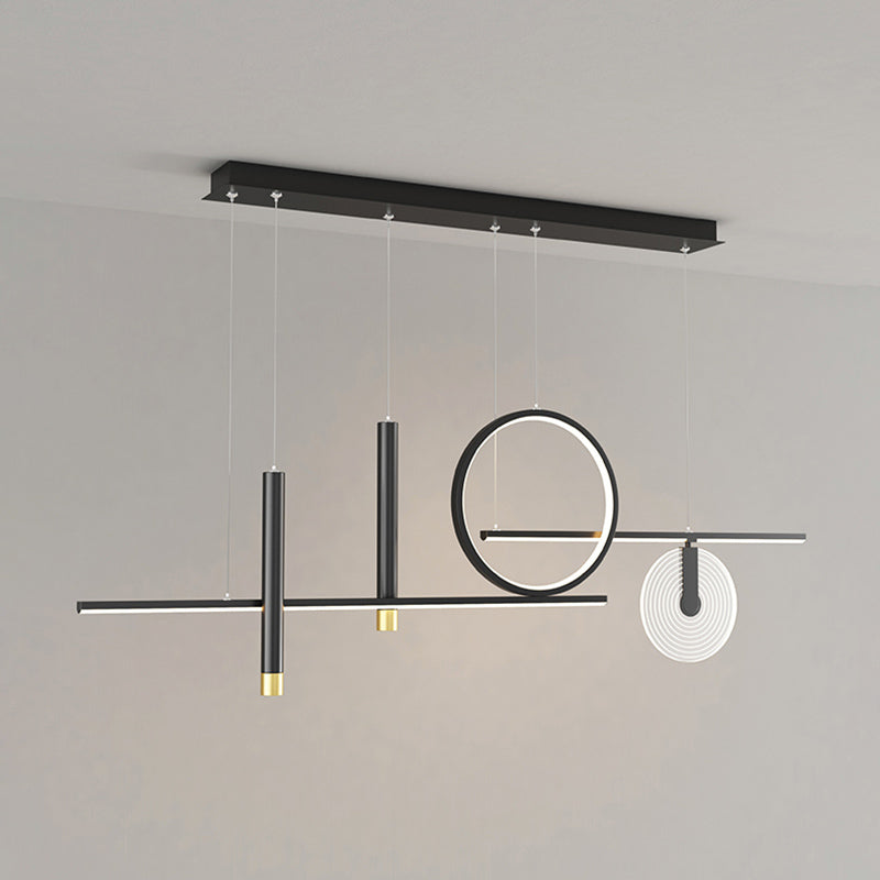 6 légers îlots de cuisine pendentif pendentif linéaire éclairage suspendu suspendu