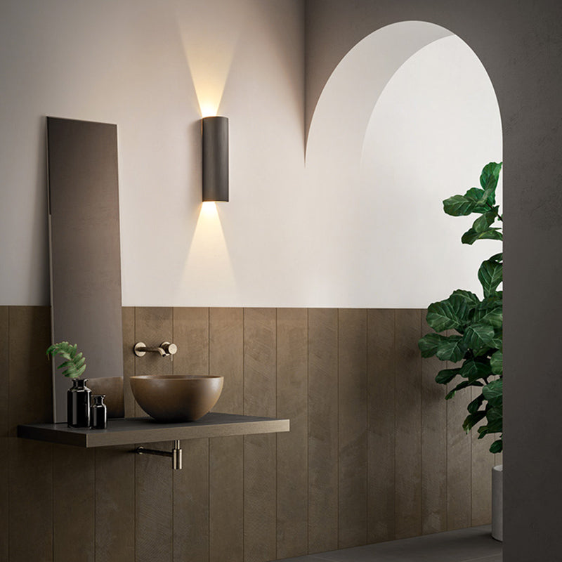 Luminaire de murs de cylindre de style moderne Lumière luminaire en aluminium Lights