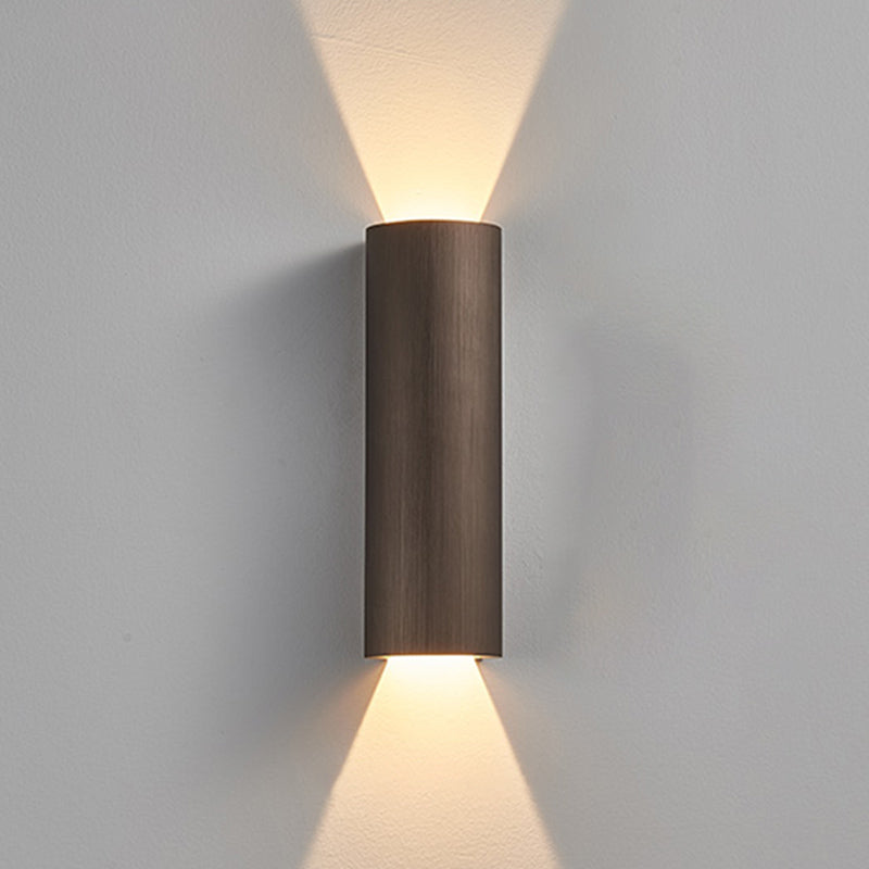 Luminaire de murs de cylindre de style moderne Lumière luminaire en aluminium Lights