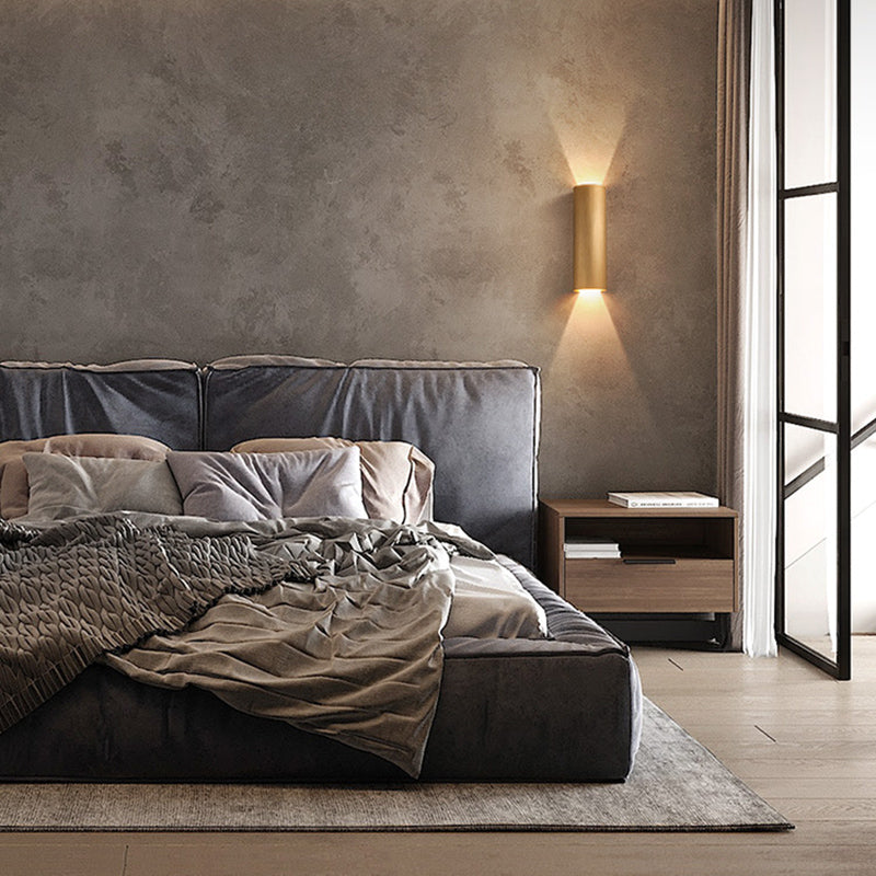 Luminaire de murs de cylindre de style moderne Lumière luminaire en aluminium Lights