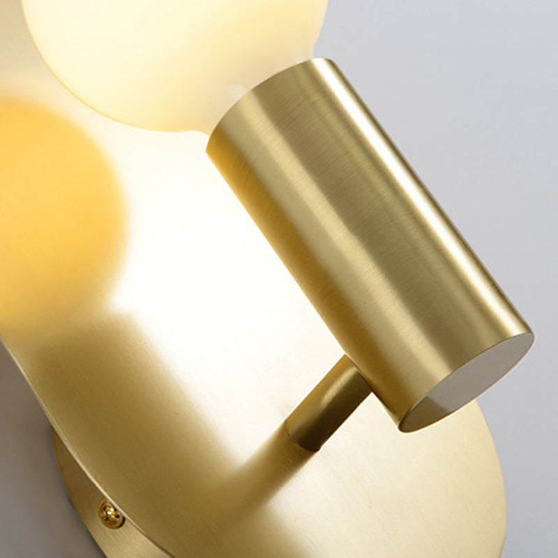 Appliques en laiton à 1 lumière lumières murales modernes