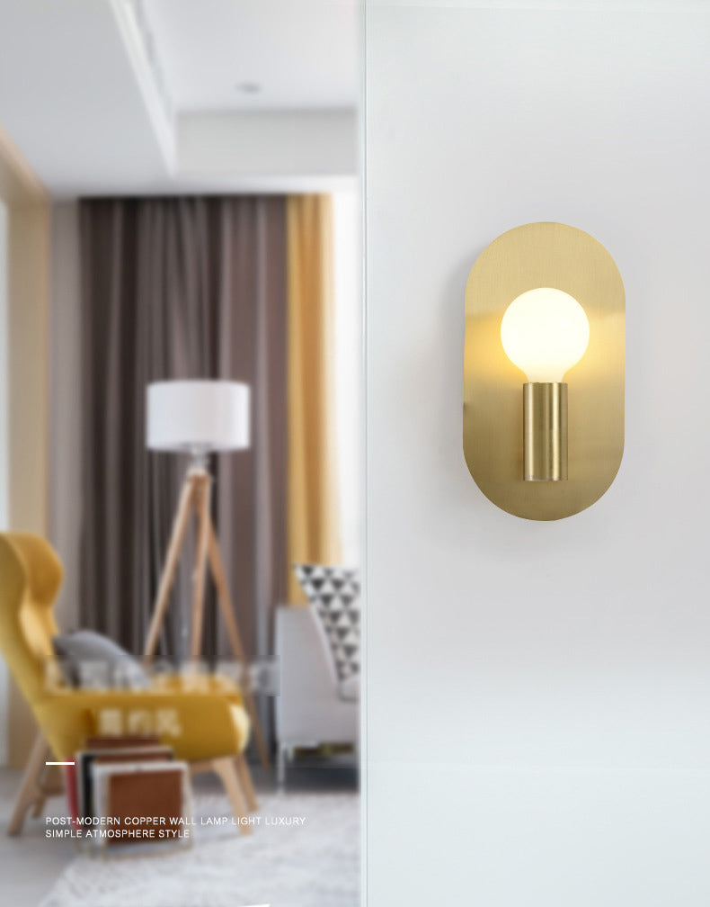 Appliques en laiton à 1 lumière lumières murales modernes