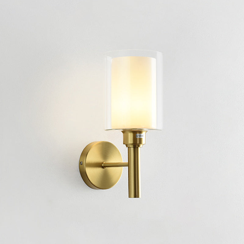 Glasgeometrische schaduw Wandlampen Modern eenvoudig