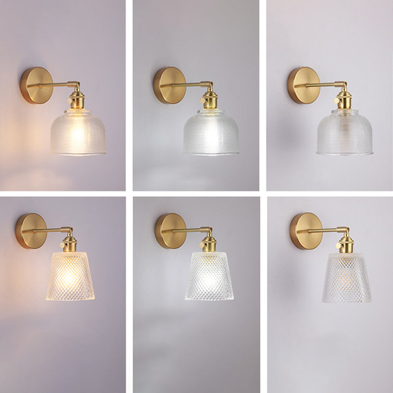 Glasgeometrische schaduw Wandlampen Modern eenvoudig