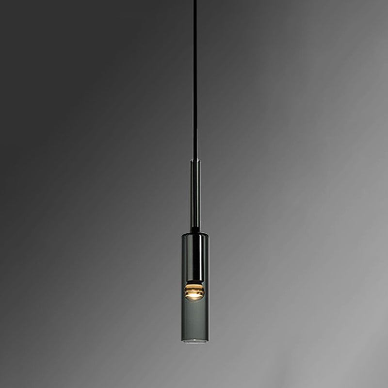 1-Ligth Crystal Pendant Lighting Fixtures Minimalism Ceiling Pendant for Dining Room