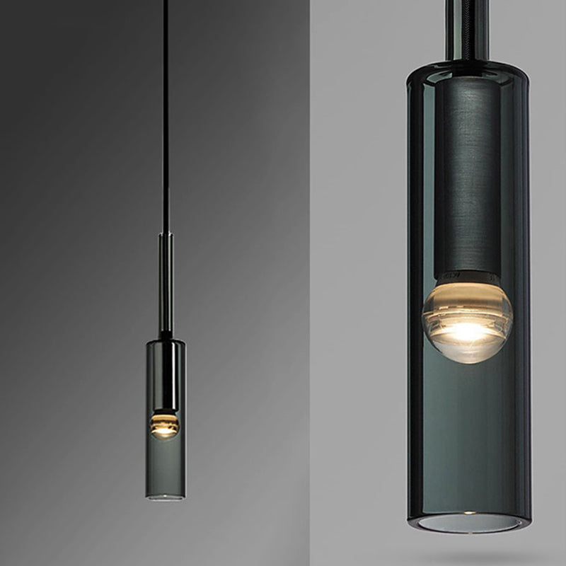 1-Ligth Crystal Pendant Lighting Fixtures Minimalism Ceiling Pendant for Dining Room