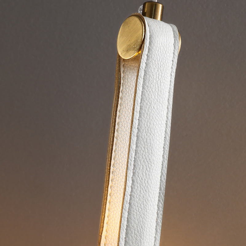 1-Licht-LED-Kreis zeitgenössischer Hanglampe-Kitglas Anhänger Licht für Schlafzimmer