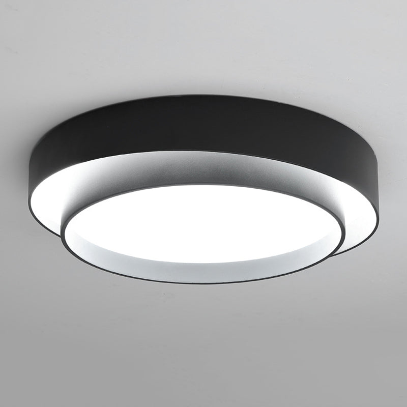 Ultra-thin LED Lamp Flush Mount Ceiling Light with Iron Art for Corridor