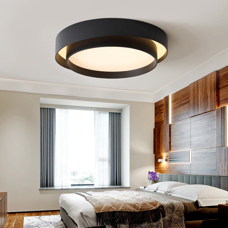 Ultra-thin LED Lamp Flush Mount Ceiling Light with Iron Art for Corridor