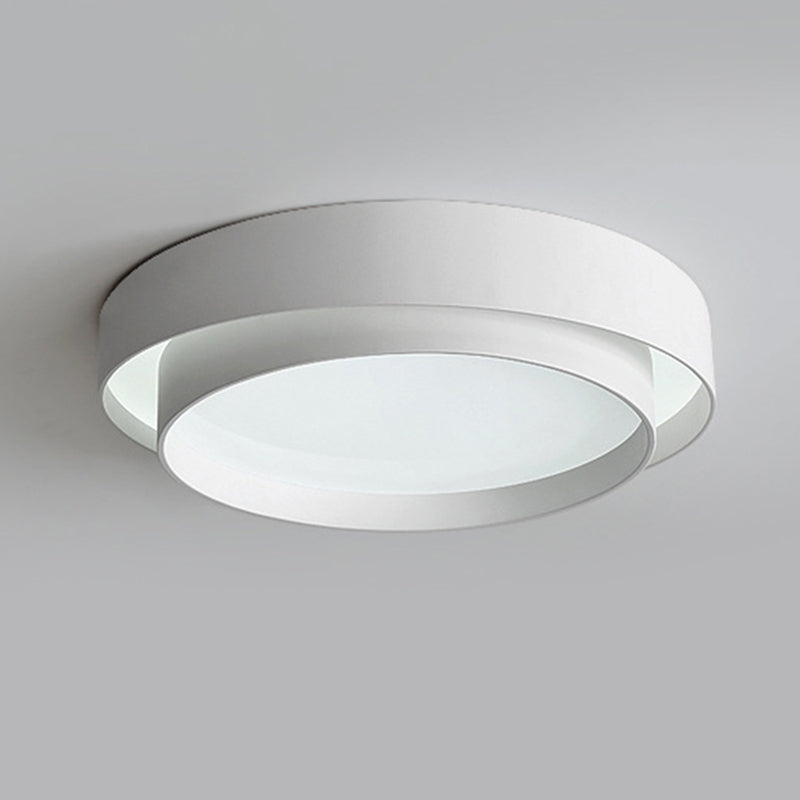 Ultra-thin LED Lamp Flush Mount Ceiling Light with Iron Art for Corridor