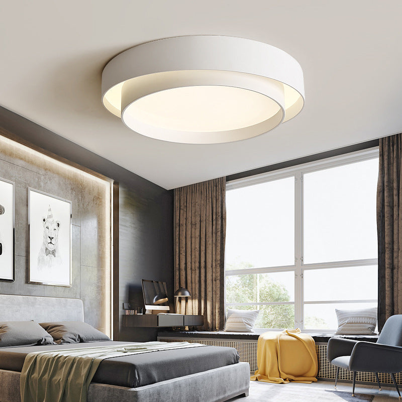 Ultra-thin LED Lamp Flush Mount Ceiling Light with Iron Art for Corridor
