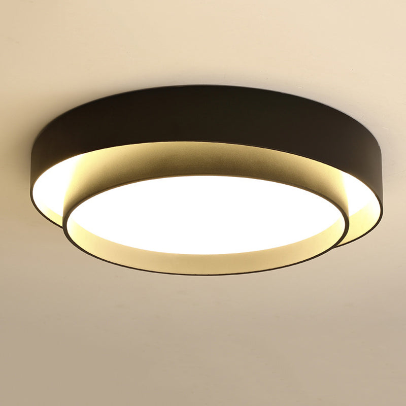 Ultra-thin LED Lamp Flush Mount Ceiling Light with Iron Art for Corridor