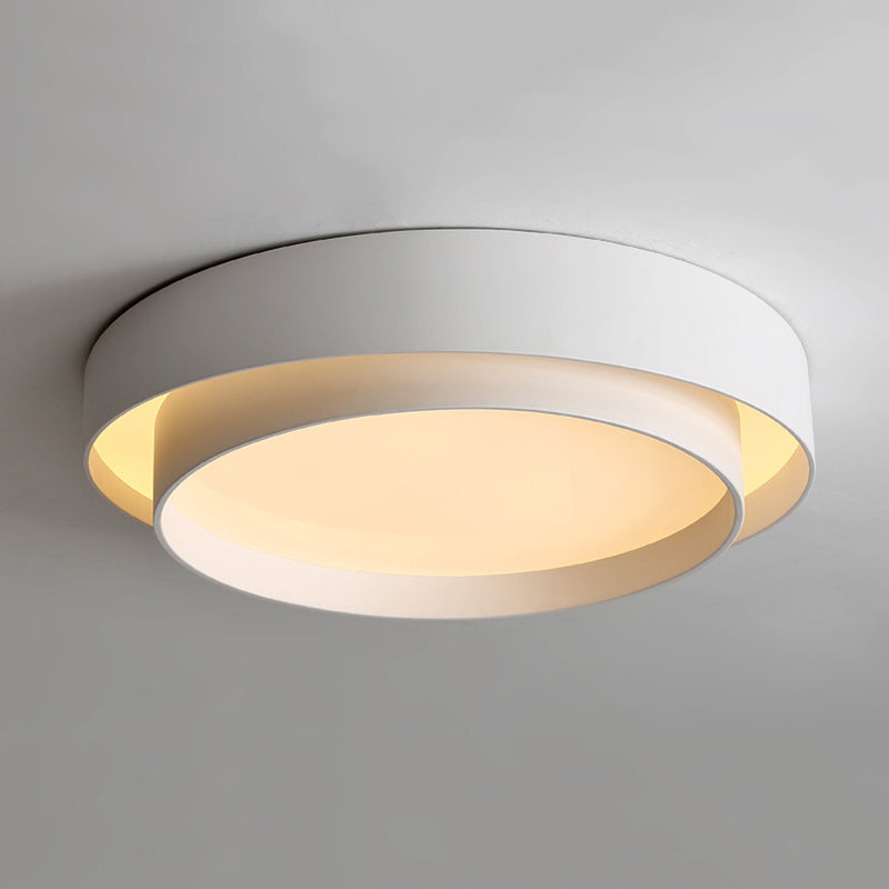 Ultra-thin LED Lamp Flush Mount Ceiling Light with Iron Art for Corridor
