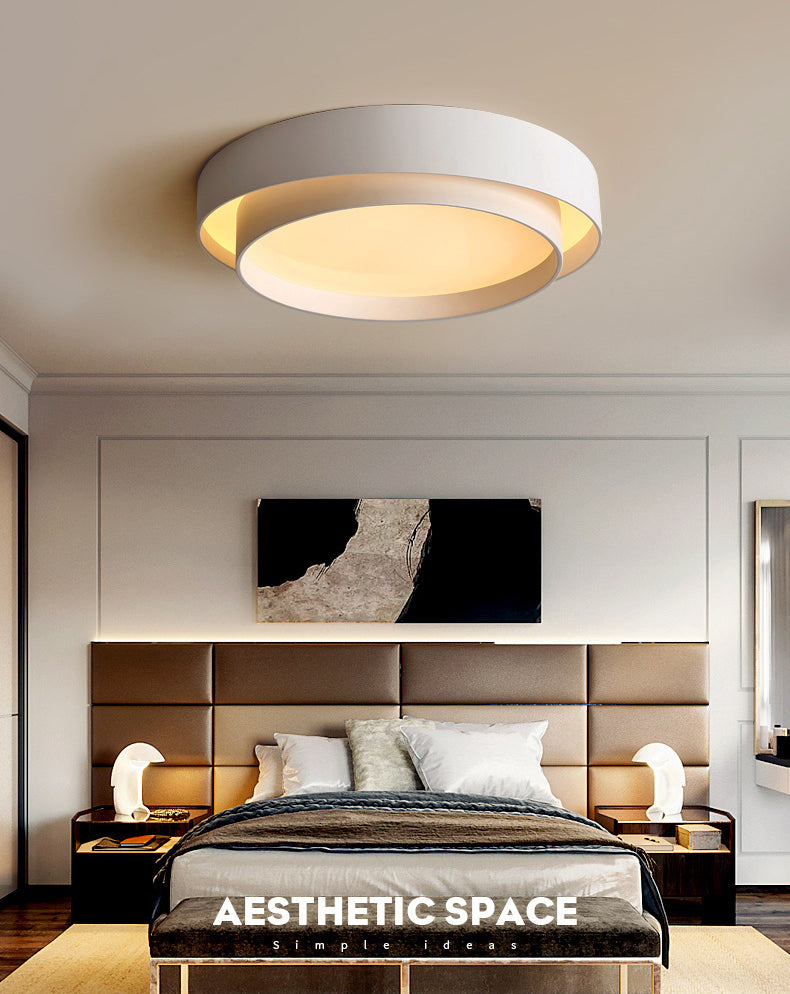 Ultra-thin LED Lamp Flush Mount Ceiling Light with Iron Art for Corridor