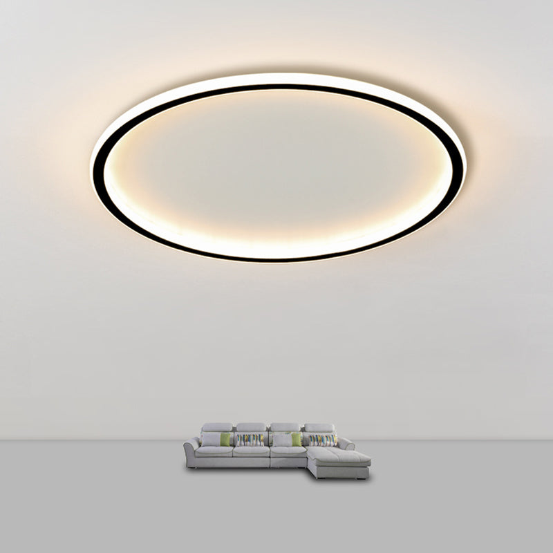 Nordic Creative Ultradünne LED-Lampe Unterputz-Deckenleuchte für Wohnzimmer