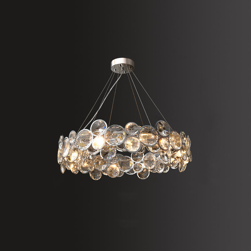 Bubbles Shape Crystal Chandelier Light Modern Style Dining Room Pendant Light