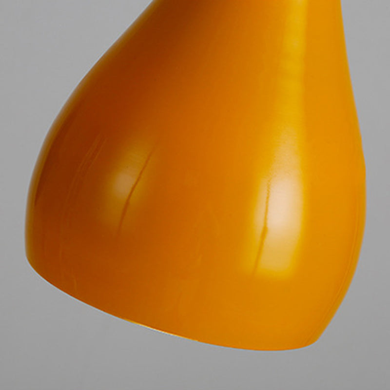 Macron Color Metal Hanging Light Nordic Style Pendant Light Cone Shape Hanging Light for Kitchen