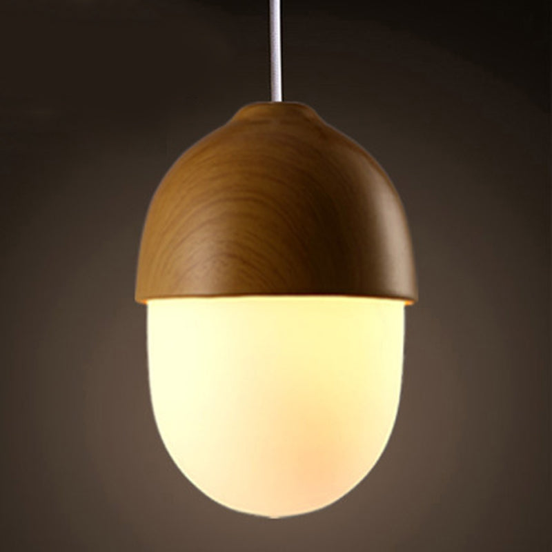 Illuminazione a sospensione a sfera di vetro contemporanea 1 lampada sospesa per la sala da pranzo