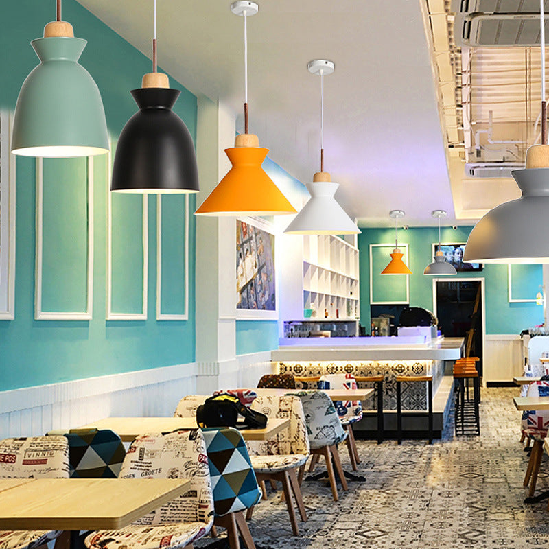 Macron Modern Nordic Style Metal One Head Suspension Light for Kitchen