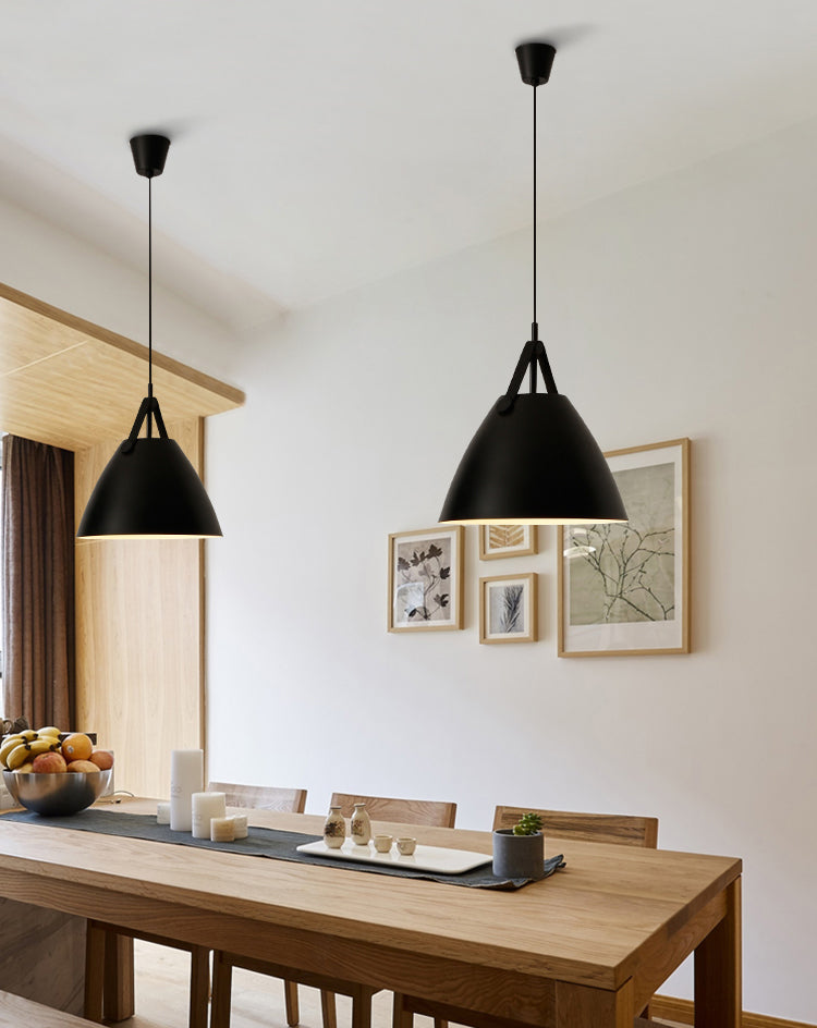 Macron Metal Hanging Light Nordic Style Pendant Light Cone Shape Hanging Light for Coffee Shop