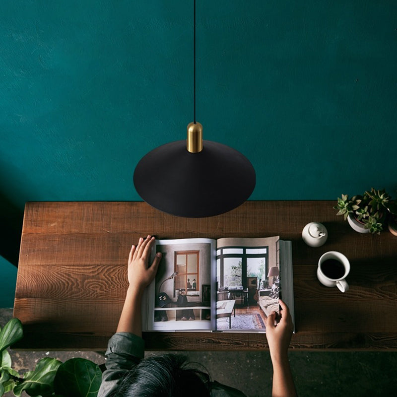 Postmodern Metal Hanging Light Pendant Light Conical Shape Hanging Light for Kitchen
