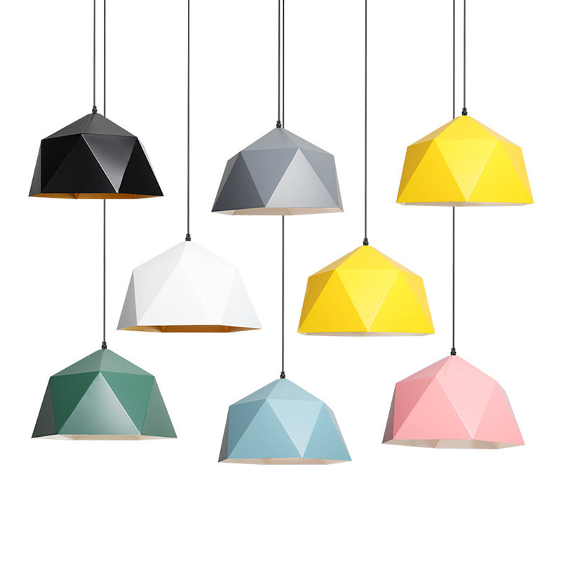 Lumière suspendue colorée à style nordique Macron Pendant Light Hanging Light pour la chambre