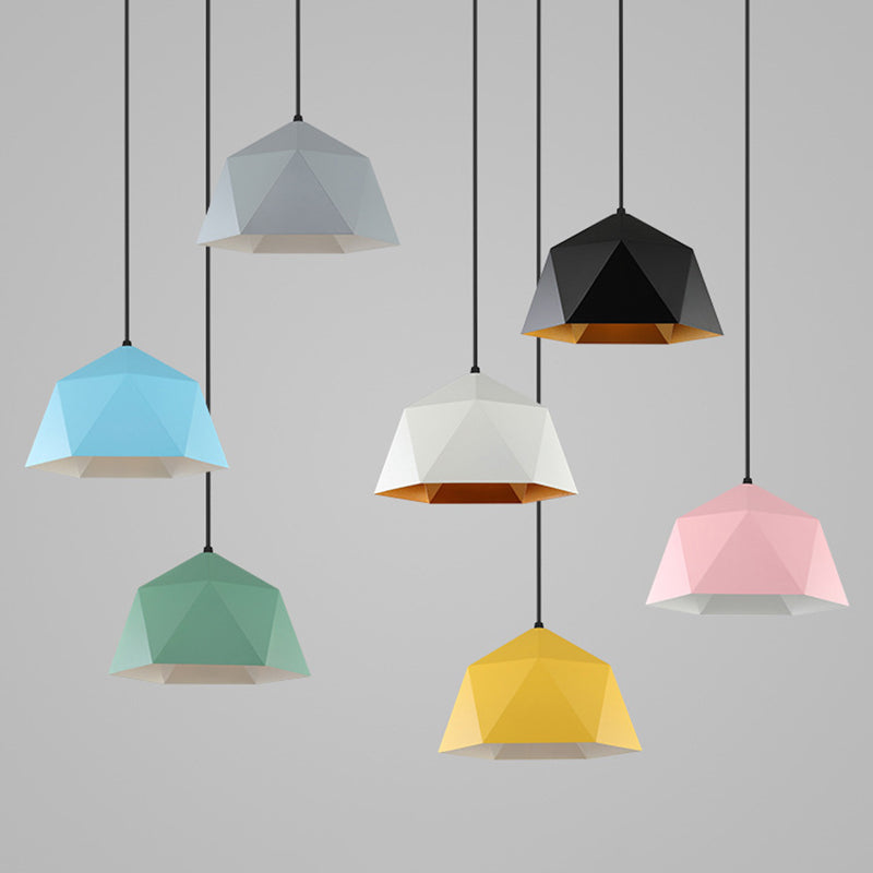 Lumière suspendue colorée à style nordique Macron Pendant Light Hanging Light pour la chambre