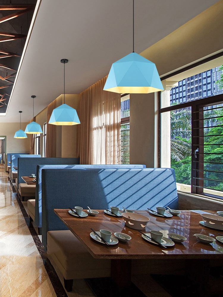 Lumière suspendue colorée à style nordique Macron Pendant Light Hanging Light pour la chambre