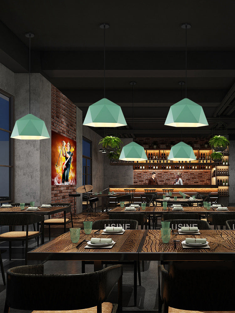 Lumière suspendue colorée à style nordique Macron Pendant Light Hanging Light pour la chambre