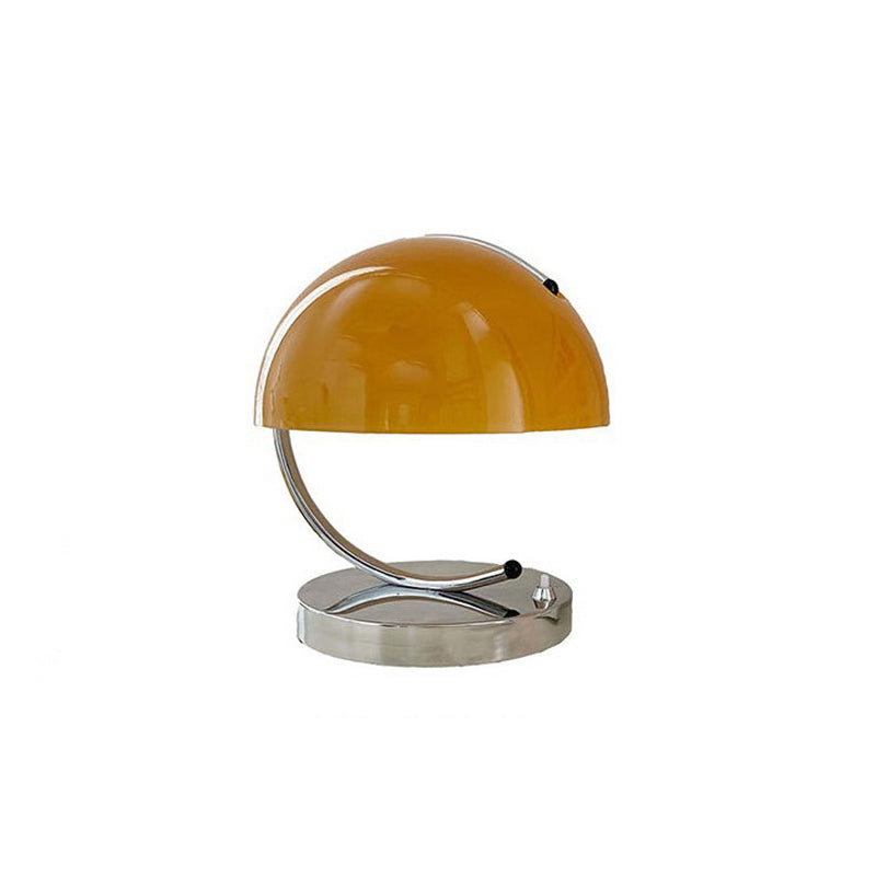Ultramoderne eenvoud halfronde tafellamp handgeblazen glazen nachtkastje lamp voor slaapkamer