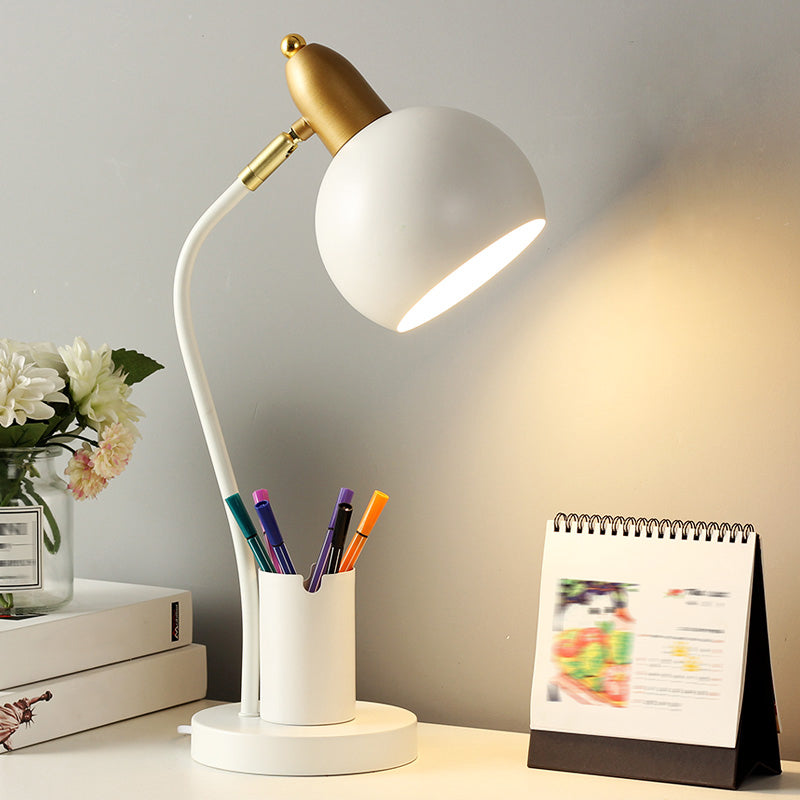 Macaron Simplicity Globe tafellamp Metallic nachtkastje lamp voor slaapkamer