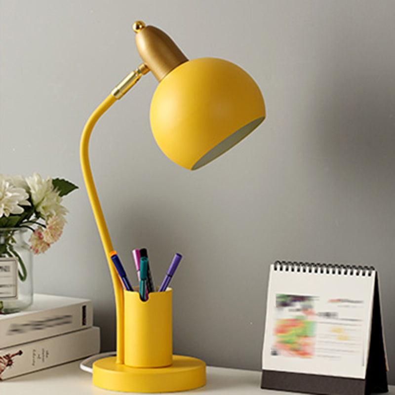 Macaron Simplicity Globe tafellamp Metallic nachtkastje lamp voor slaapkamer