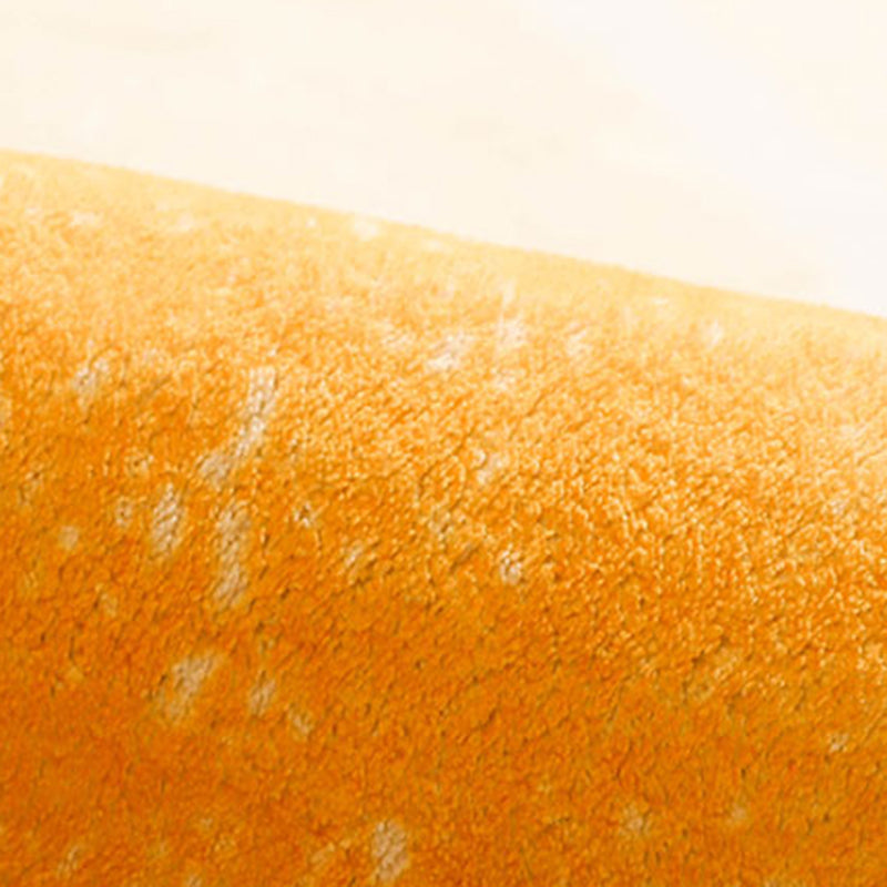 Apricot Tone Nordic Area Rug Polyester Abstract Color Block Rug Washable Indoor Rug for Living Room