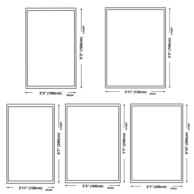 Apricot Tone Nordic Area Rug Polyester Abstract Color Block Rug Washable Indoor Rug for Living Room